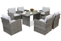 Muebles de jardín Monaco Premium 6 Garden Point gris