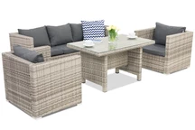 Muebles de jardín  Roma Apetito 5 en technorattan Garden Point gris