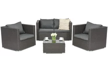 Muebles de jardín Roma Coffee 4 Garden Point antracite
