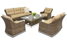 Muebles de jardín Toledo Apetito 7 Lift en technorattan Garden Point marrón