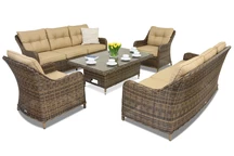 Muebles de jardín Toledo Apetito 8 Lift en technorattan Garden Point marrón