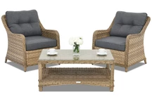 Muebles de jardín Toledo Terraza en technorattan Garden Point capuchino