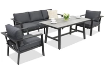 Muebles de jardín de aluminio Sydney Apetito 5 Garden Point antracita