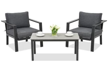 Muebles de jardín de aluminio Sydney Terrace Garden Point antracita