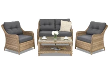 Muebles en technorattan Toledo Coffee 4 Garden Point capuchino