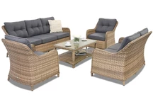 Muebles en technorattan Toledo Coffee 7 Garden Point capuchino