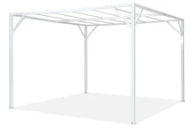 Pérgola de terraza metálica Garden Point 3 x 3m Santorini blanca Garden Point