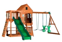 Plaza de juegos de madera con casita Pacific