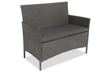 Sofá de dos plazas de technoratán Calabria Premium Garden Point antracita