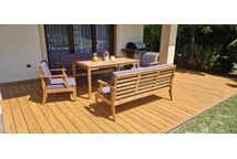 Muebles de jardín de madera de acacia Danang Apetito 8 Garden Point