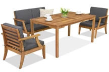 Muebles de jardín de madera de acacia Danang Apetito 4 Garden Point