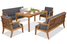 Muebles de jardín de madera de acacia Danang Apetito 8 Garden Point