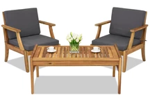 Muebles de jardín de madera de acacia Danang Terrace Garden Point