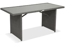 Mesa de comedor de technoratán Monaco Garden Point antracita