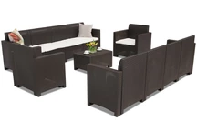 Mueble Technorattan Nebraska Coffeee Max 10 marrón Bica