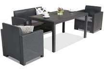 Mueble rattan Nebraska Apetito Antracita Bica