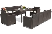 Mueble rattan Nebraska Apetito Max 10 marron Bica