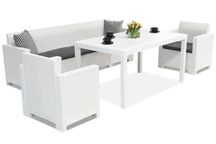 Mueble rattan Nebraska Apetito Max 6 blanco Bica
