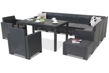 Mueble rattan Nebraska Comida Max 9 antracita Bica