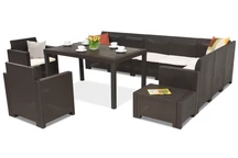 Mueble technorattan Nebraska Comida Max 9 marrón Bica