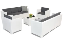 Muebles Technorattan Colorado Coffee 8 blanco Bica