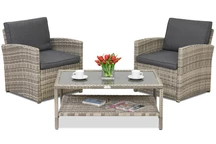 Muebles de jardín Monaco Terrace Garden Point gris claro