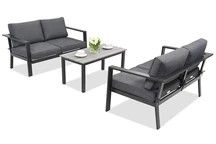 Muebles de jardín de aluminio Sydney Coffee 6 Garden Point antracita