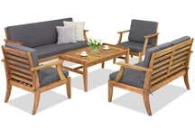 Muebles de jardín de madera de acacia Danang Coffee 7 Garden Point