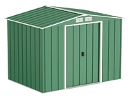 Caseta de jardín para herramientas Eco 8x6 Duramax verde
