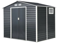 Cobertizo metálico para herramientas Malmo 2,8 x 1,9 m Store Boss antracita