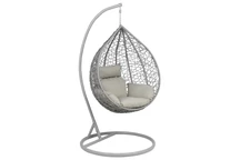 Sillón colgante de jardín con estructura Durango Garden Point gris claro