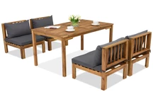 Los muebles de jardín Brunei Premium 4 Garden Point acacia