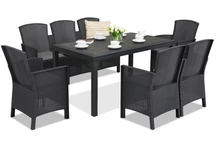 Mueble rattan Lido Apetito 7 antracita Bica