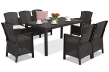 Mueble rattan Lido Apetito 7 marron Bica