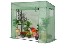 Mini invernadero de film para tomates 2 x 0,8 m Garden Point verde