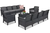 Mueble Technorattan Venezia Coffee Max 10 antracita Bica