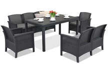 Mueble rattan Venezia Apetito 7 antracita Bica
