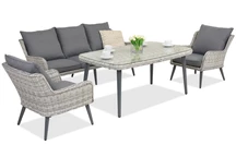 Muebles de jardín Bilbao Apetito 5 Garden Point blanco