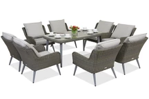 Muebles de jardín Bilbao Premium 8 Garden Point gris