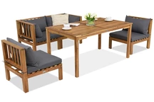 Muebles de jardín Brunei Apetito 4 Garden Point acacia