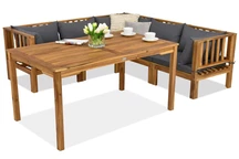 Muebles de jardín Brunei Comida 5 Garden Point acacia