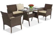 Muebles de jardín de technoratán Valetta Garden Point marrón