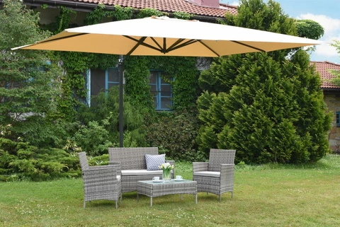 Sombrilla Garden Point beige Siena 3x4m Garden Point