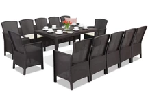 Lido Apetito Max 12 Bica muebles de technorattan marrón