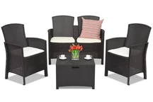 Set de Rattan Lido Coffee Box 4 marrón Bica con arcón