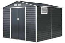 Cobertizo metálico para herramientas Malmo 2,8 x 2,6 m Store Boss antracita