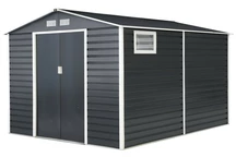 Cobertizo metálico para herramientas Malmo 2,8 x 3,2 m Store Boss antracita