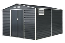 Cobertizo metálico para herramientas Malmo 3,4 x 3,2 m Store Boss antracita