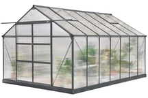 Invernadero de aluminio Azalea 3,08 x 4,3 m CoverTech antracita