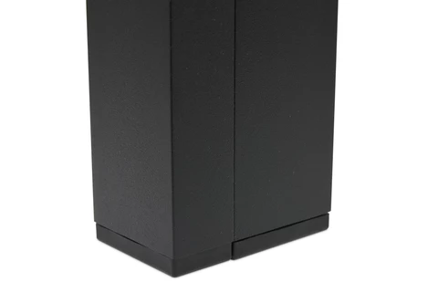 Mueble de jardín Verona polywood aluminio con mesa Wood grande para 12 personas Garden Point negro
